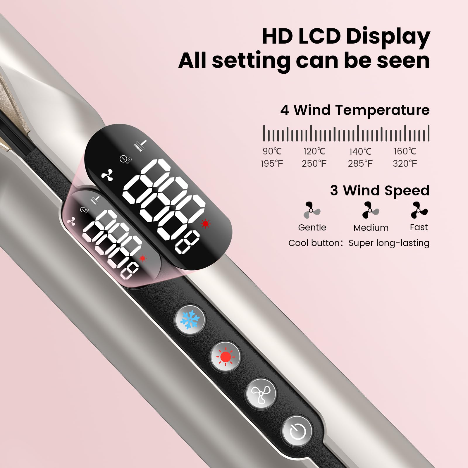 Air Ionen Glätteisen, Supgaliy Professionelles Glätteisen, Luft-Haarglätter für Haar Styling